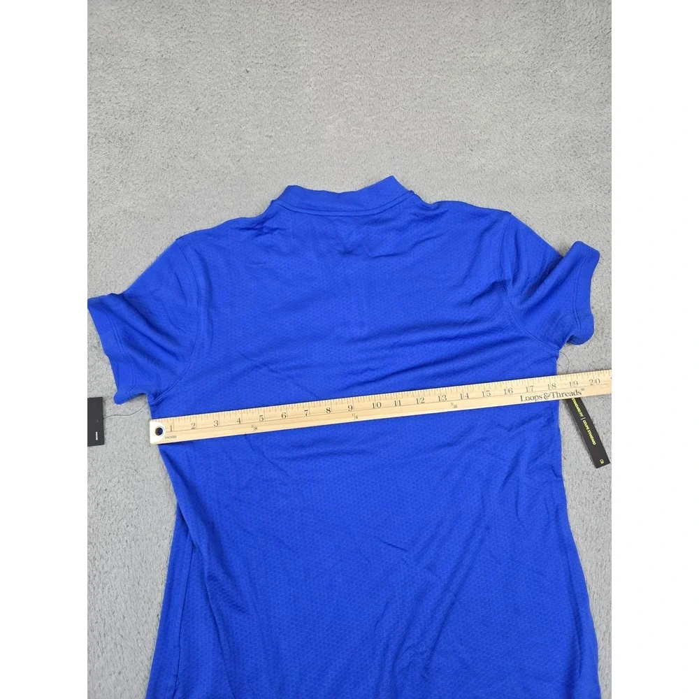 Los Angeles Rams Shirt Womens Medium Blue NFL‎ Football Nike Dri Fit Quarter Zip